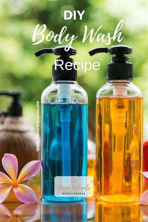 How To Make Aromatherapy Body Wash With Essential Oil Recipe Diy