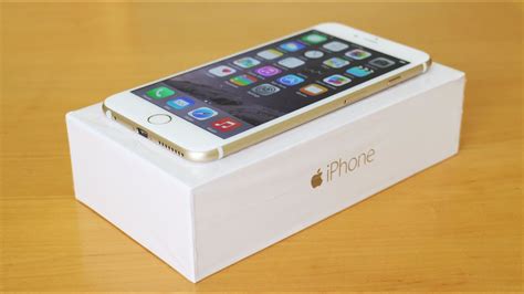 Iphone 6 Plus Gold Unboxing Youtube