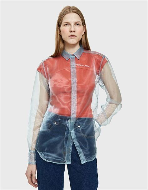 5 Practical Ways To Style The Sheer Top Trend Sheer Shirt Outfits Sheer Top Outfit Fashion 2021