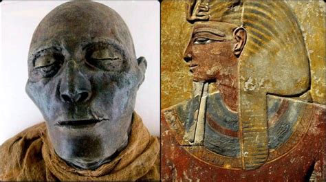 The 3298 Years Old Mummified Face Of Egyptian Pharaoh Seti I He Was