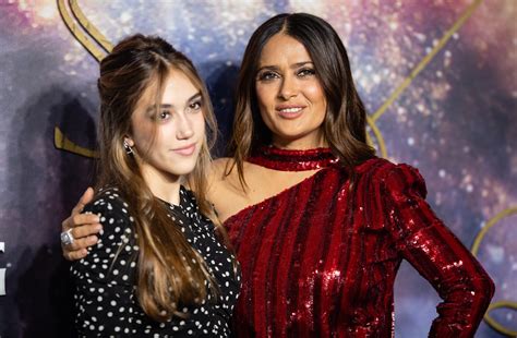 Salma Hayek And Her Lookalike Daughter Share Clothes Dreams Etc