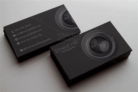 Printable Photography Business Card Template Photographer