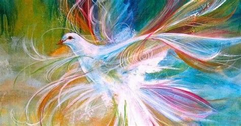 Holy Spirit Dove Digital Prophetic Art Painting Prophetic Art Speaks