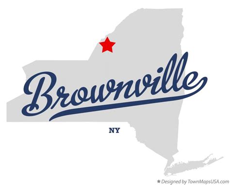 Map Of Brownville Ny New York