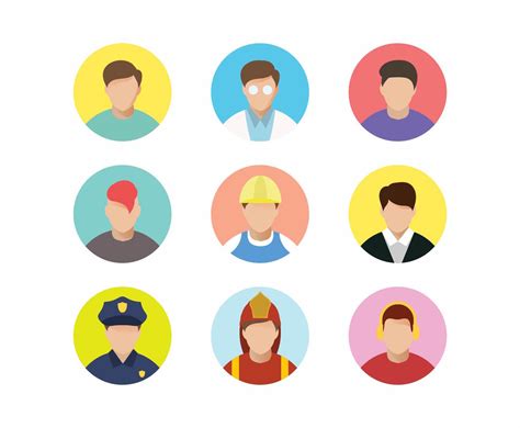 Person Icon Set Vector Art And Graphics