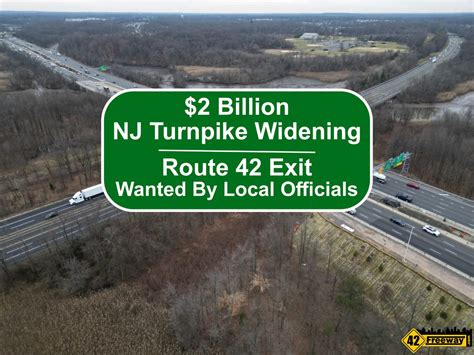 $2 Billion NJ Turnpike Widening For Exits 1-4, And Local Officials Want