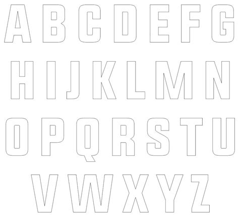 10 Best 4 Inch Alphabet Stencils Printable For Free At