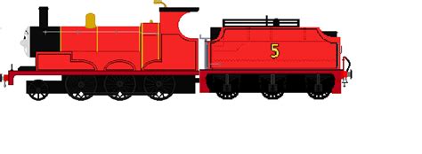 James The Red Engine By Trackmasterdude On Deviantart