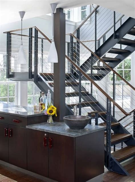 10 Steel Staircase Designs Sleek Durable And Strong