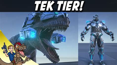 Tek Tier Power Armor Giga Laser Helmet Tek Grenade And Boss Arena Ark