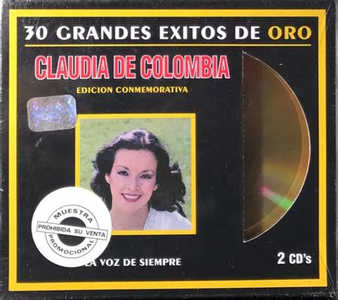 Claudia De Colombia 30 Grandes Éxitos De Oro MercadoLibre