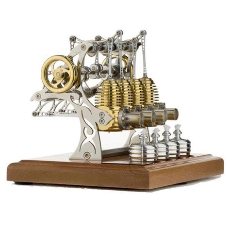 Stirling Engine Kit High End Four Cylinder Mechanical Engine Enginediy