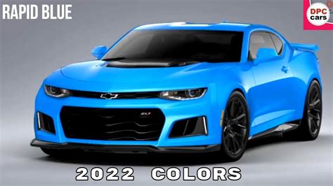 2022 Chevrolet Camaro Zl1 Colors Youtube