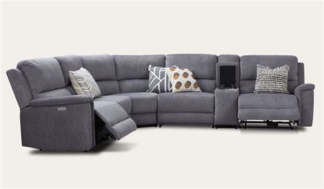 Homelegance platina 103 sectional sofa with pull out bed and ottoman, chocolate fabric. Capital 6 seat corner recliner suite | Lounge sofa