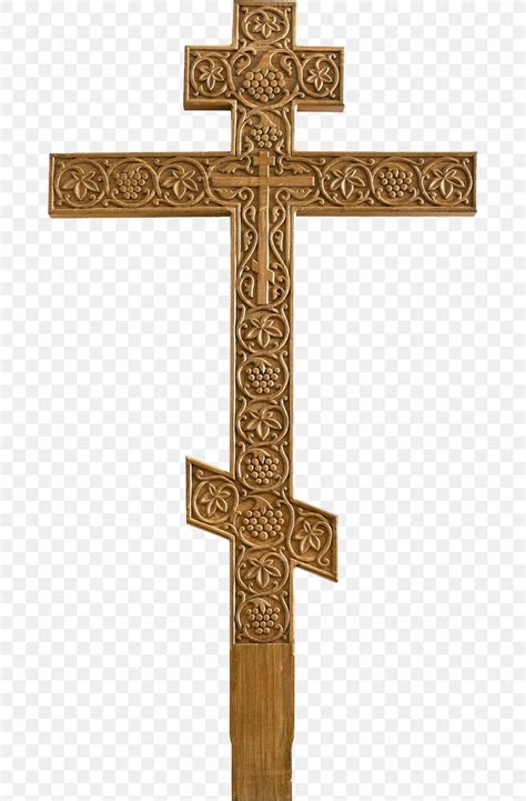 Russian Orthodox Cross Christian Cross Crucifix Png 672x1248px