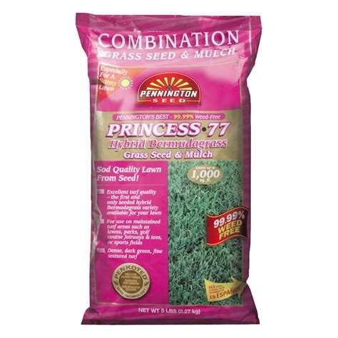 Pennington 5 Lbs Pennington Princess 77 Hybrid Bermuda Grass Seed And