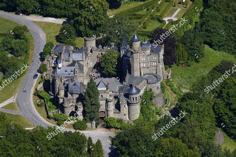 Aerial View Loewenburg Castle Bergpark Wilhelmshoehe Editorial Stock