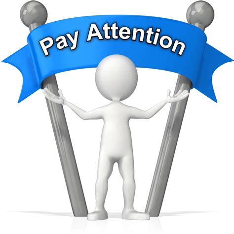 Download Banner Transparent Stock Attention Clipart Paying Attention