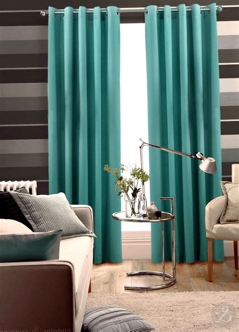 Habitat striped unlined eyelet curtains. Horizontal Striped Black Grey White Blackout Curtains ...