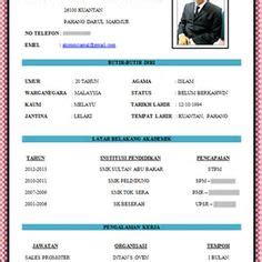 Dapatkan sampel resume ini untuk anda sendiri. khairuddin (kmbr_lan87) on Pinterest