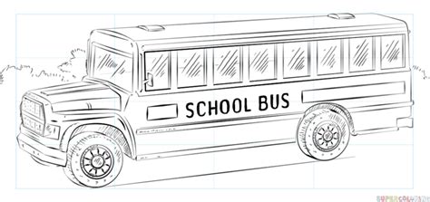 Https://wstravely.com/draw/how To Draw A 3d School Bus