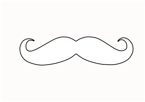Moustache Outline Clipart Best