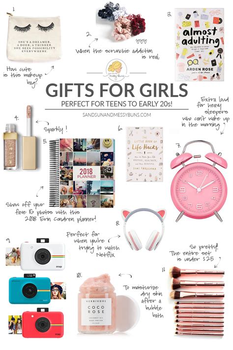 Although it can be difficult to when selecting a present amongst the football stuff for boys and girls out there, where do you begin? 2017 Gift Guide: The Best Gifts for Teen Girls | Sand Sun ...