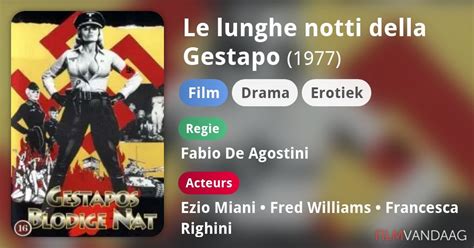 Le Lunghe Notti Della Gestapo Film FilmVandaag Nl