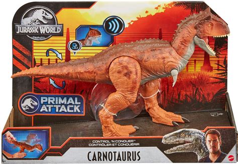 Jurassic World Fallen Kingdom Primal Attack Carnotaurus Action Figure Control N Conquer Mattel