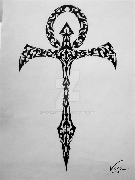 Vampire Ankh Tribal Tattoo Design By Vyamester On Deviantart