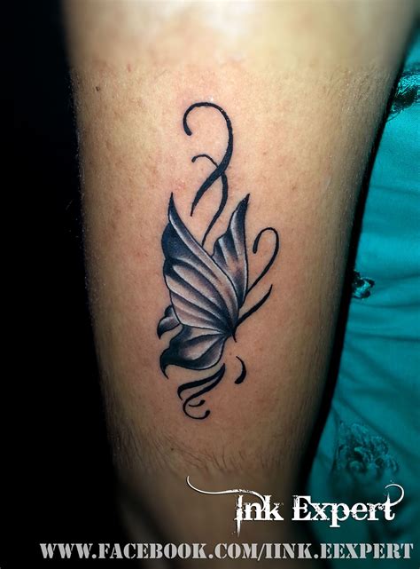 Butterfly Tattoo Done By Raj Yadav At Ink Expert Tattoo Artist