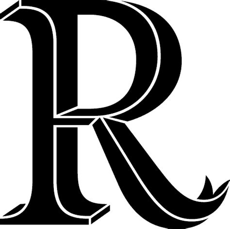 Stylish Fancy Calligraphy Letter R Bmp Mayonegg