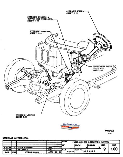 55 Chevy Steering Column Diagram