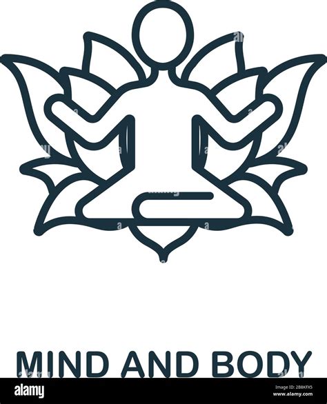Mind And Body Icon From Alternative Medicine Collection Simple Line