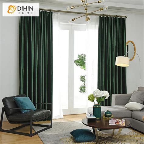Modern Curtain Blackout Grommet Window Curtain For Living Room