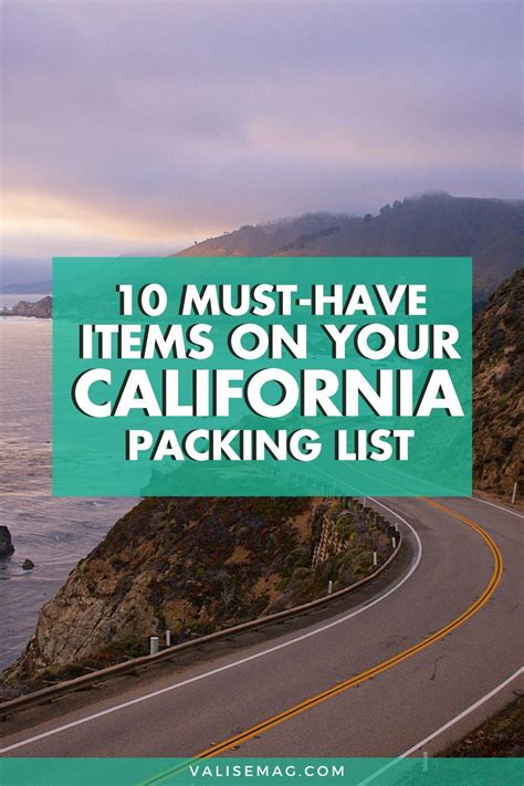 10 Essentials You Need To Pack For California California Travel Road