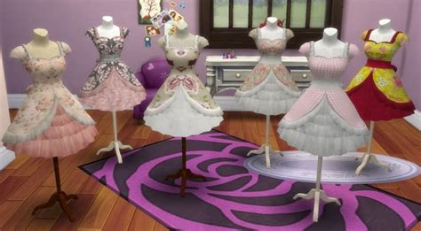 Pocci Lolita Dress On Mannequin By Biguglyhag At Simsworkshop Sims 4