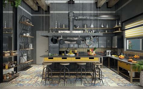 20 Marvelous Industrial Kitchen Design That Will Make You Fall In Love