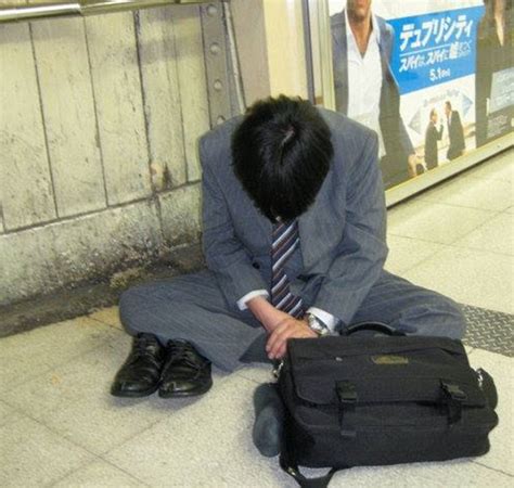 Drunk Japanese Businessmen Caught Legless On Metro Daily Mail Online