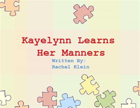 Bookemon Kayelynn Learns Her Manners Book 231522