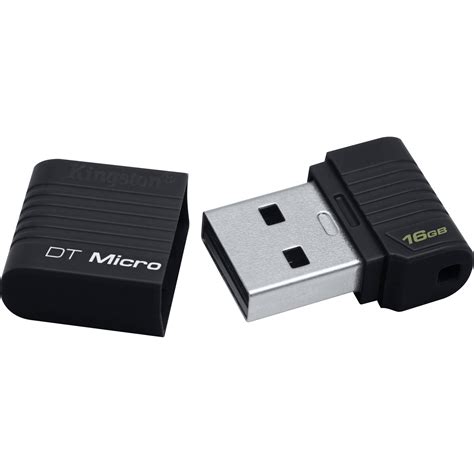 Kingston 16gb Datatraveler Micro Usb Flash Drive Dtmck16gb Bandh