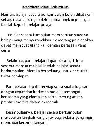 0 ratings0% found this document useful (0 votes). Contoh Petikan Pendek Bahasa Melayu
