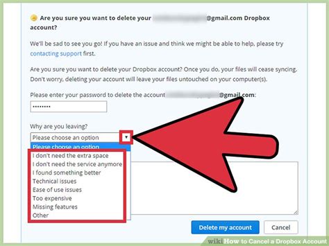 How To Cancel A Dropbox Account With Pictures Wikihow