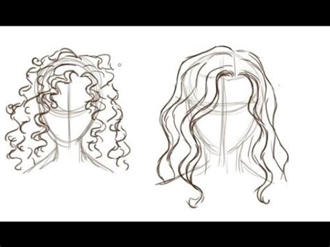 17,051 anime images in gallery. How To Draw Curly Hair - YouTube