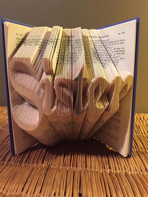 Don't mind me saying that as my sister do the same. Book folding pattern for Sister Free tutorial | Etsy ...