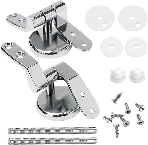 Toilet Seat Hinges Pair Chrome Finished Toilet Seat Hinge Replacement For Toilet Seats With