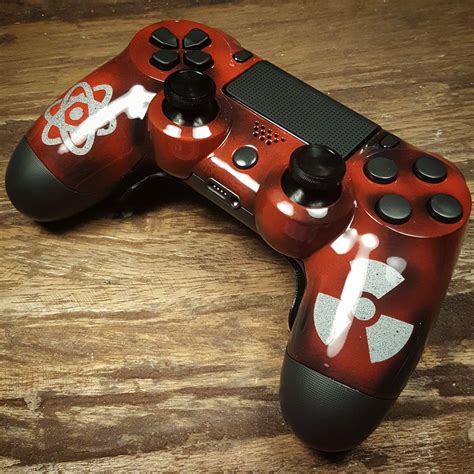 Ps4 Controller With Custom Paint Xbox One Sticks Black Buttons And