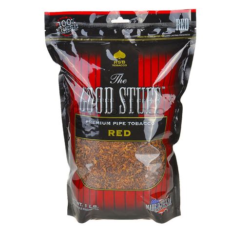 The Good Stuff Full Flavor Pipe Tobacco 6 And 16 Oz Pack The Cedar