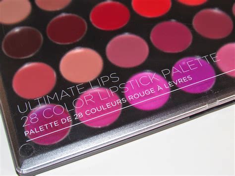 Review Bh Cosmetics Ultimate Lips 28 Color Lipstick Palette