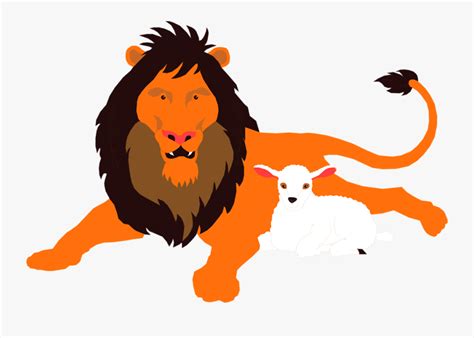 Free Free Lion And Lamb Svg 19 SVG PNG EPS DXF File